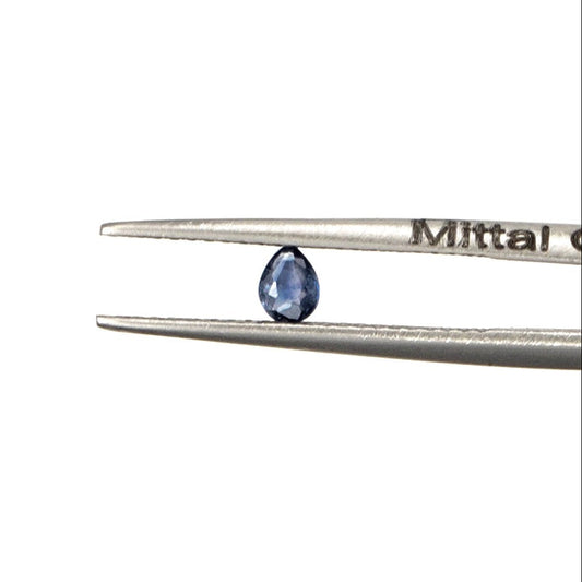 Natural Untreated Blue Sapphire Calibrated Pears | 3x4mm & 4x5mm