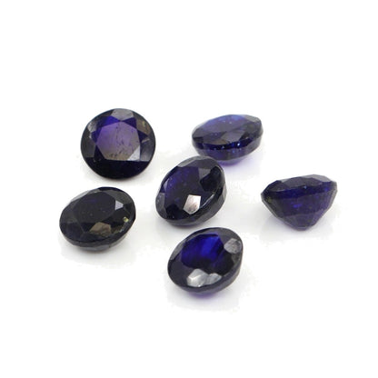 Natural Bangkok Blue Sapphire Calibrated Rounds | 7mm & 8mm