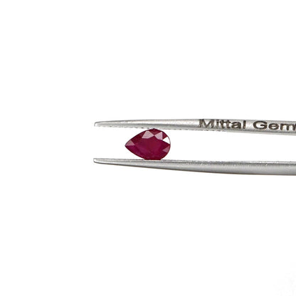 Natural Untreated African Ruby Calibrated Pears | 5x7mm & 6x8mm