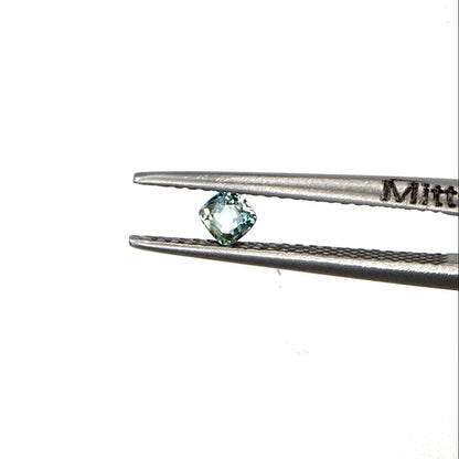 Natural Untreated Australian Teal Sapphire Calibrated Cushions | 3mm & 3.5mm