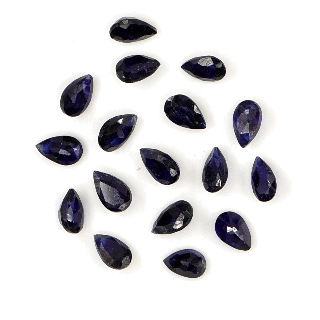 Natural Bangkok Blue Sapphire Calibrated Pears | 3x5mm & 4x6mm