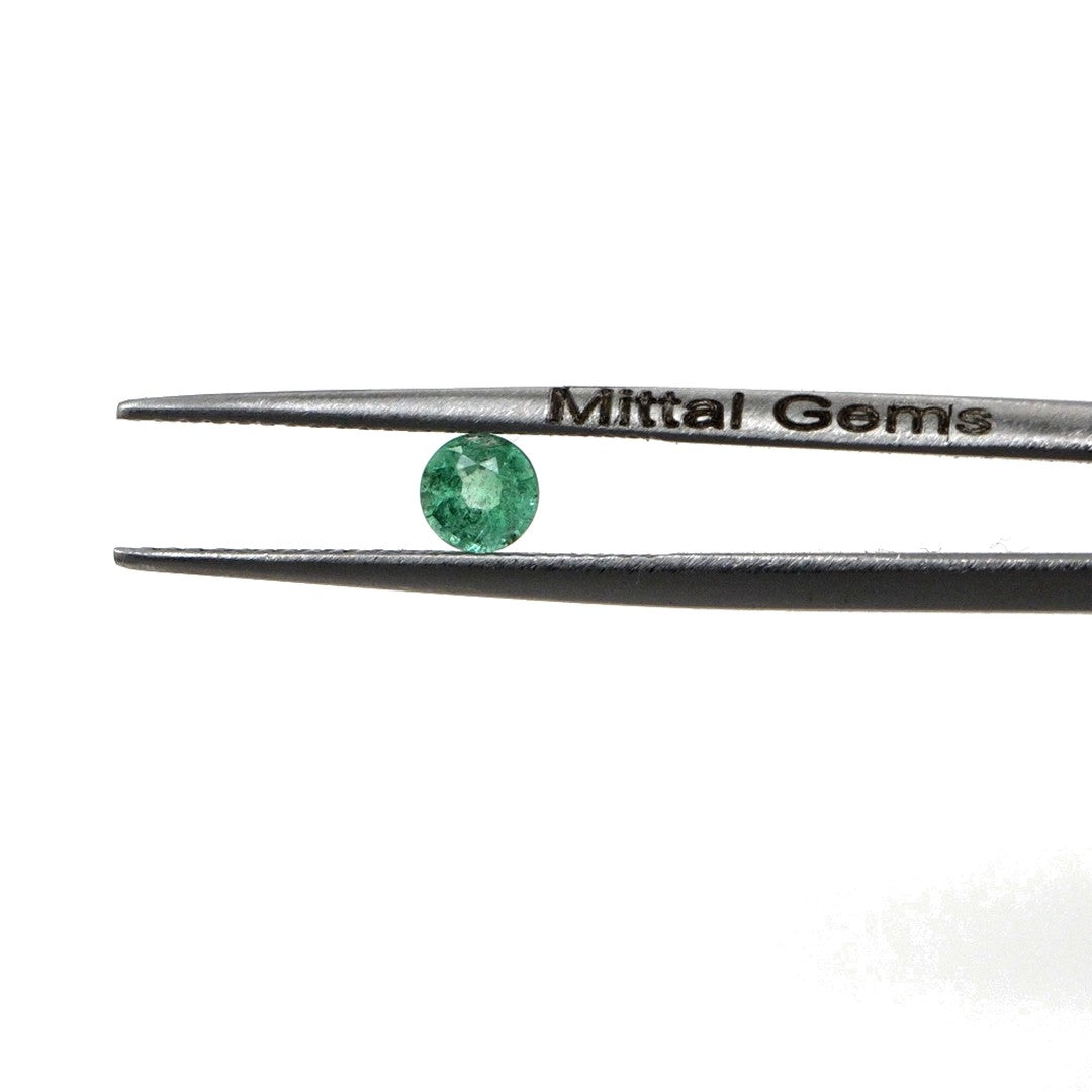 Natural Zambian Emerald Calibrated Rounds | 3mm & 3.5mm