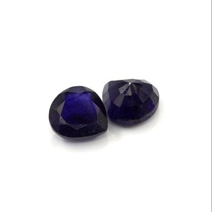 Natural Bangkok Blue Sapphire Calibrated Hearts | 9mm & 10mm