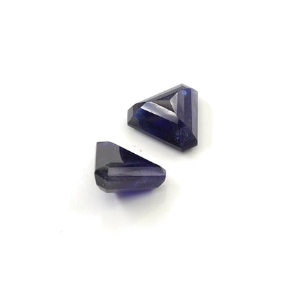 Natural Bangkok Blue sapphire Calibrated Trillions | 11mm & 12mm