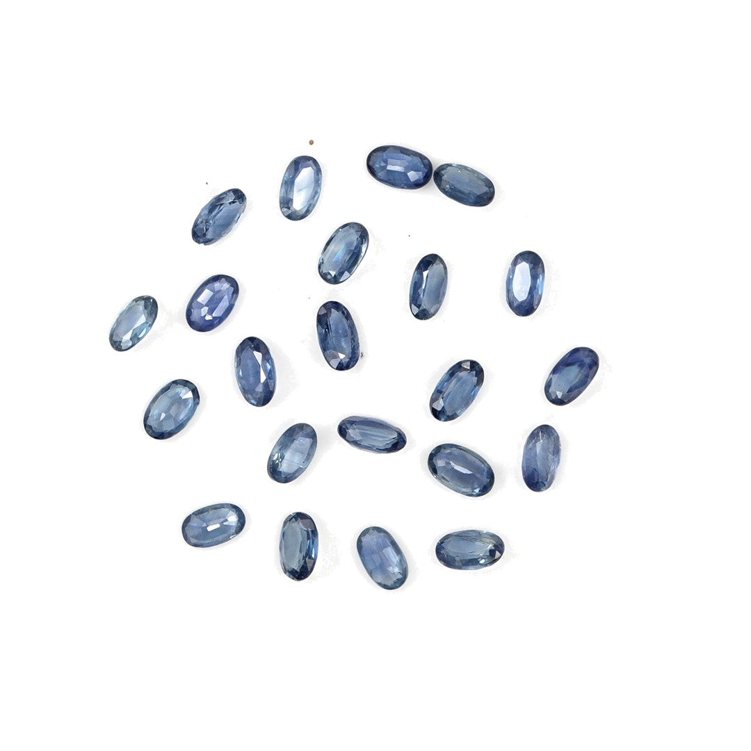 Natural Untreated Blue Sapphire Calibrated Ovals | 3x5mm & 4x6mm