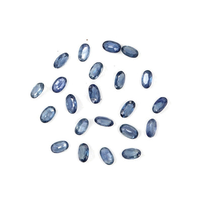 Natural Untreated Blue Sapphire Calibrated Ovals | 3x5mm & 4x6mm