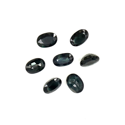Natural Untreated Australian Teal Sapphire Calibrated Ovals | 5x6mm & 6x7mm