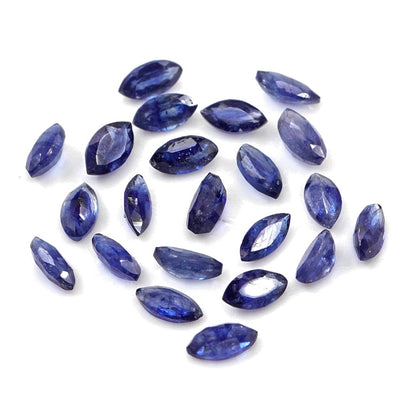 Natural Bangkok Blue Sapphire Calibrated Marquise | 2x4mm & 2.5x5mm