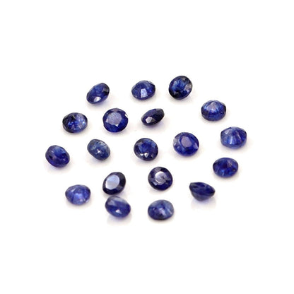 Natural Bangkok Blue Sapphire Calibrated Rounds | 2.5mm & 3mm