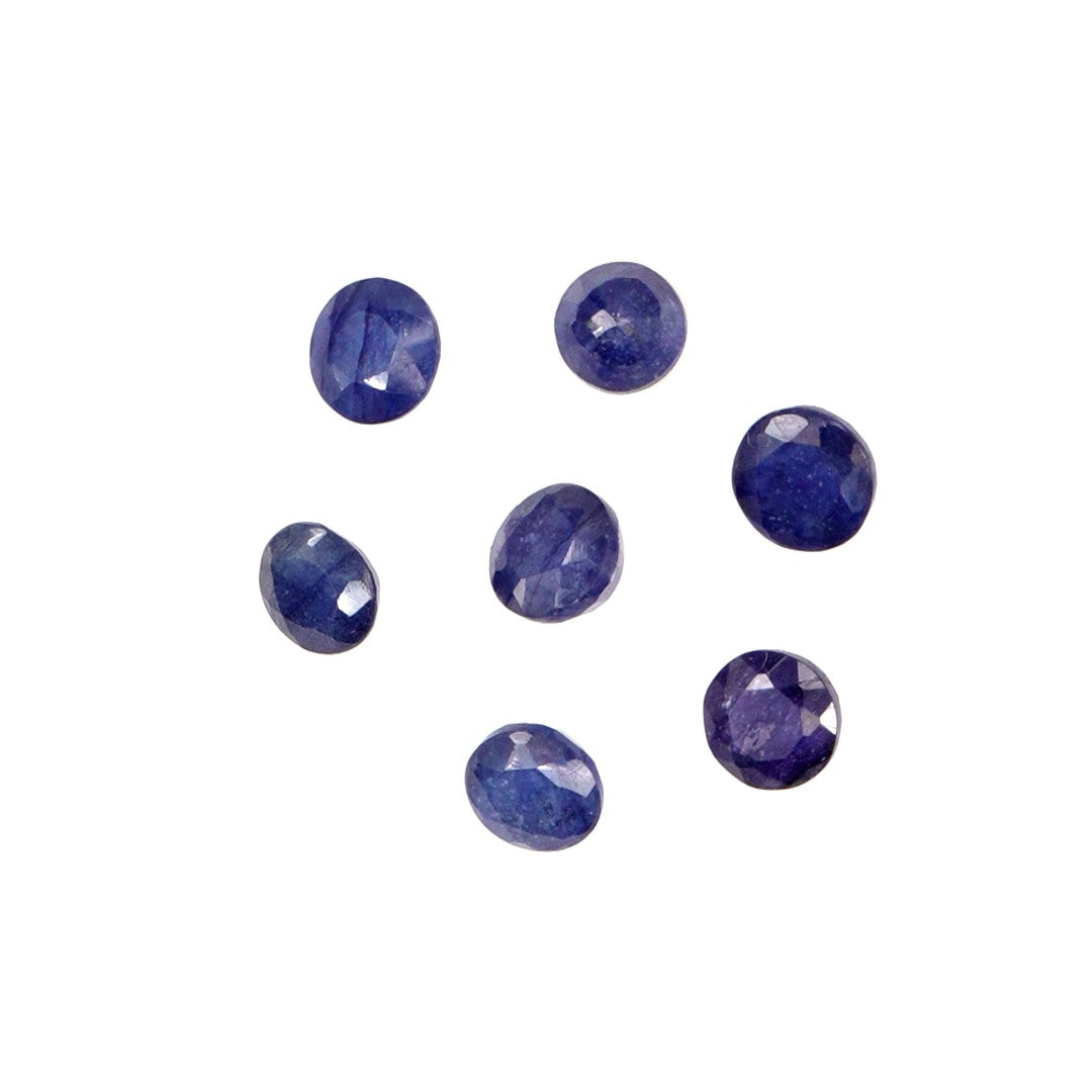 Natural Bangkok Blue Sapphire Calibrated Rounds | 4mm & 4.5mm