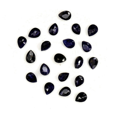 Natural Bangkok Blue Sapphire Calibrated Pears | 3x4mm & 4x5mm