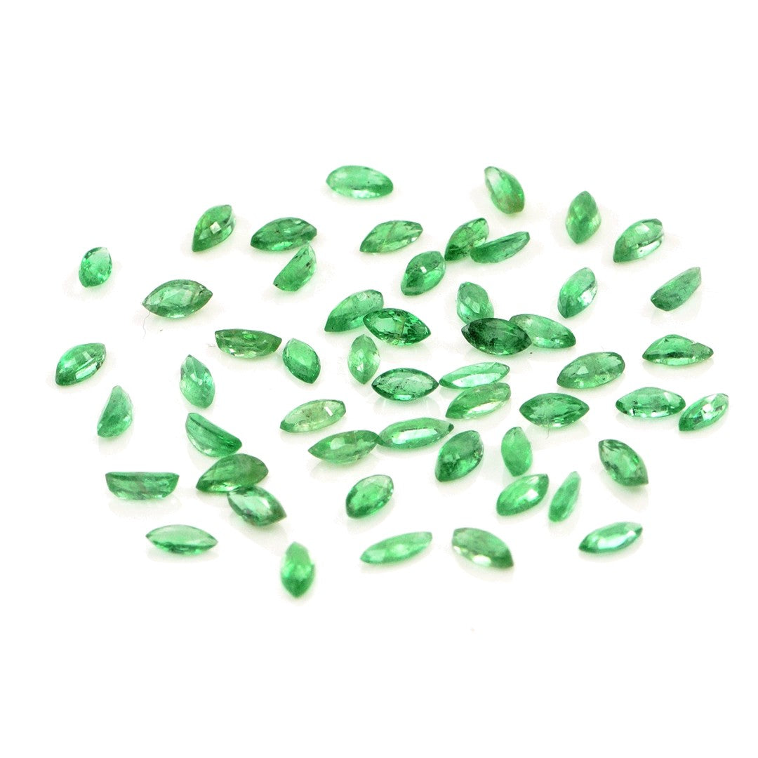 Natural Zambian Emerald Calibrated Marquise | 1.5x3mm & 2x4mm