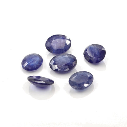 Natural Bangkok Blue Sapphire Calibrated Ovals | 7x9mm & 8x10mm
