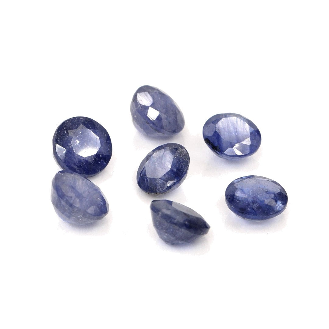 Natural Bangkok Blue Sapphire Calibrated Rounds | 5mm & 6mm