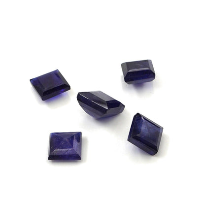Natural Bangkok Blue Sapphire Calibrated Squares | 9mm & 10mm