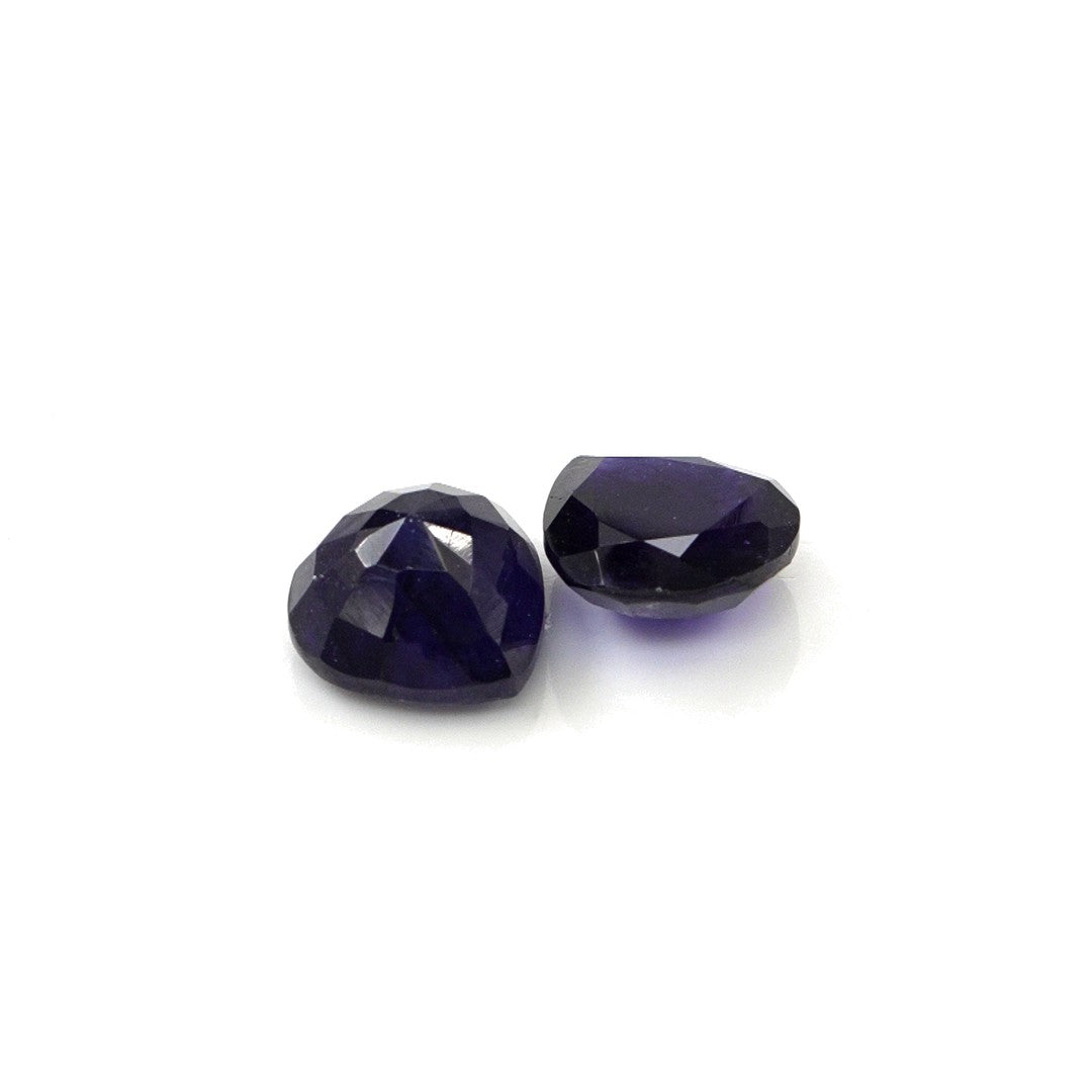 Natural Bangkok Blue Sapphire Calibrated Hearts | 9mm & 10mm