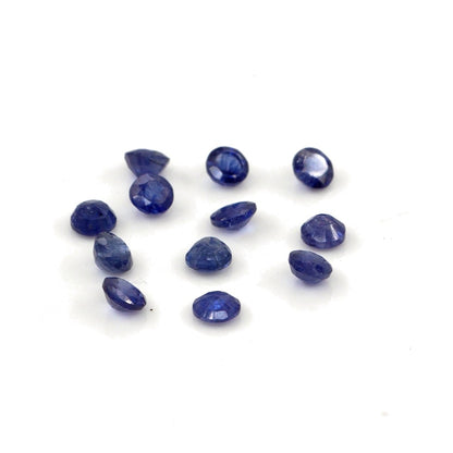 Natural Bangkok Blue Sapphire Calibrated Rounds | 3mm & 3.5mm