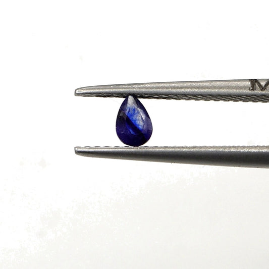 Natural Bangkok Blue Sapphire Calibrated Pears | 3x5mm & 4x6mm