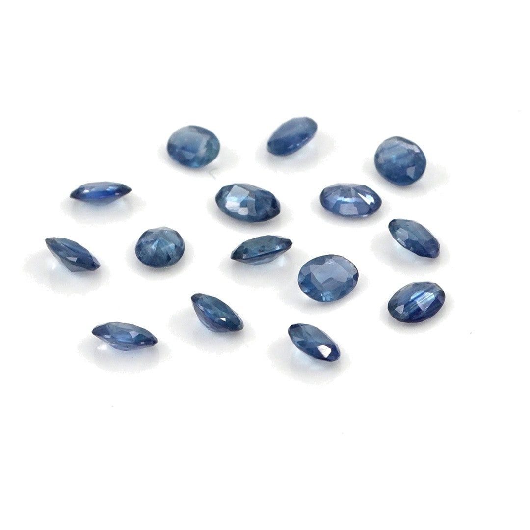 Natural Untreated Blue Sapphire Calibrated Pears | 3x4mm & 4x5mm