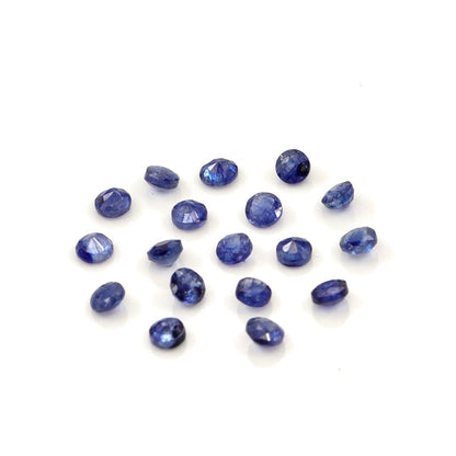 Natural Bangkok Blue Sapphire Calibrated Rounds | 2.5mm & 3mm