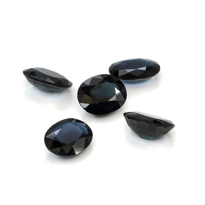Natural Untreated Blue Sapphire Calibrated Ovals | 5x7mm & 6x8mm