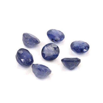 Natural Bangkok Blue Sapphire Calibrated Rounds | 5mm & 6mm
