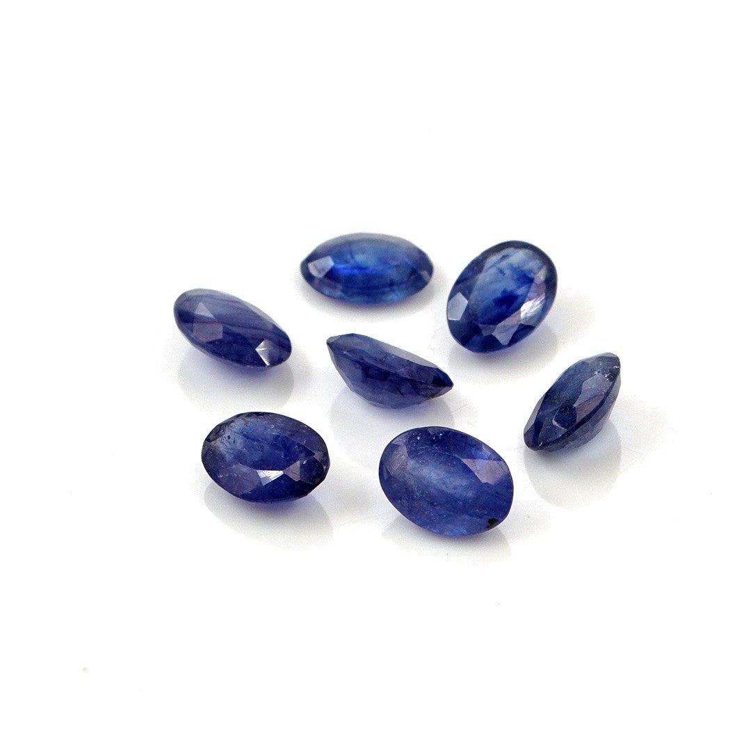 Natural Bangkok Blue Sapphire Calibrated Ovals | 5x7mm & 6x8mm