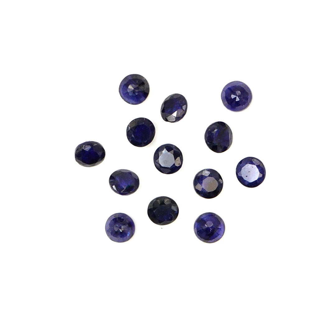 Natural Bangkok Blue Sapphire Calibrated Rounds | 4mm & 4.5mm