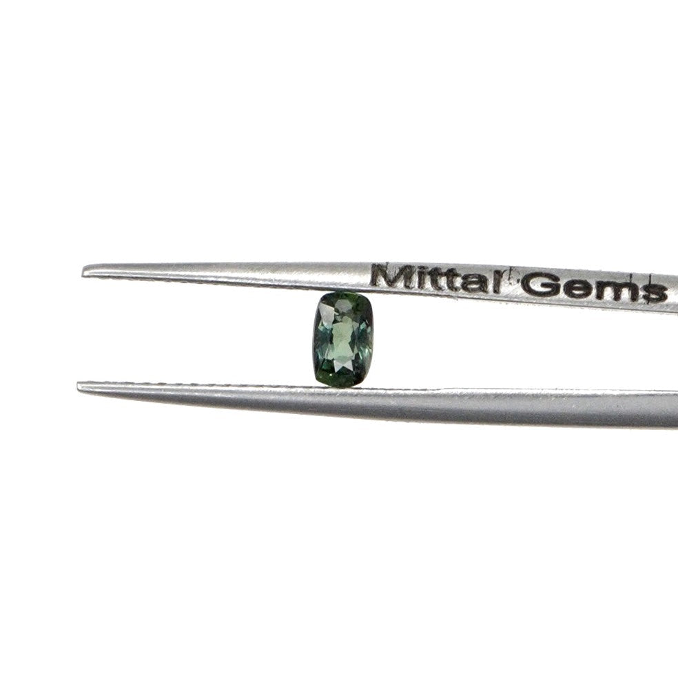 Natural Untreated Australian Teal Sapphire Calibrated Long Cushions | 3x4mm & 4x5mm