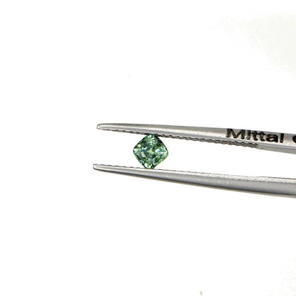 Natural Untreated Australian Teal Sapphire Calibrated Cushions | 3mm & 3.5mm