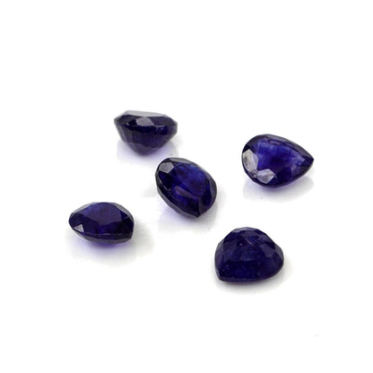 Natural Bangkok Blue Sapphire Calibrated Hearts | 5mm & 6mm