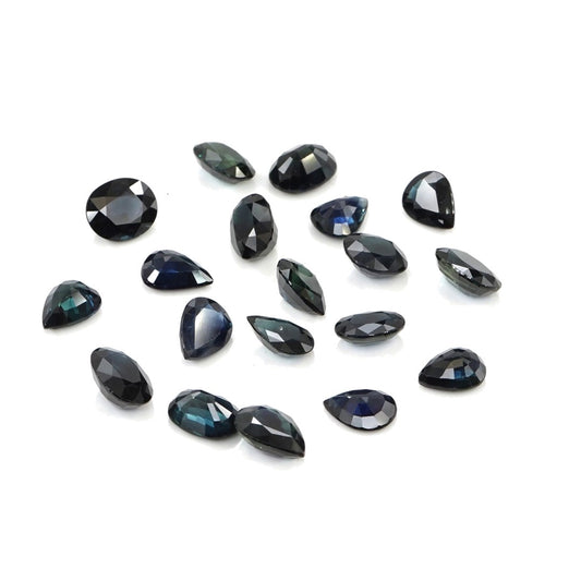Natural Untreated Blue Sapphire Calibrated Ovals | 5x7mm & 6x8mm