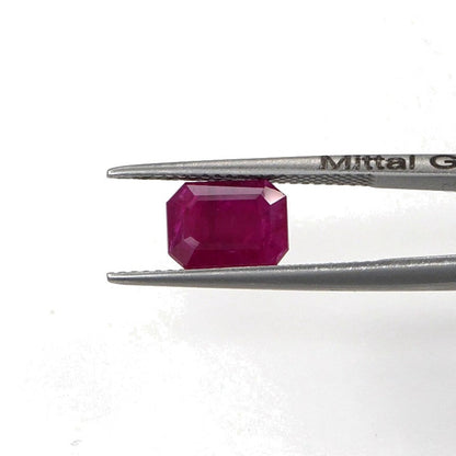Natural Untreated Mozambique Ruby Octagon | 1.97cts