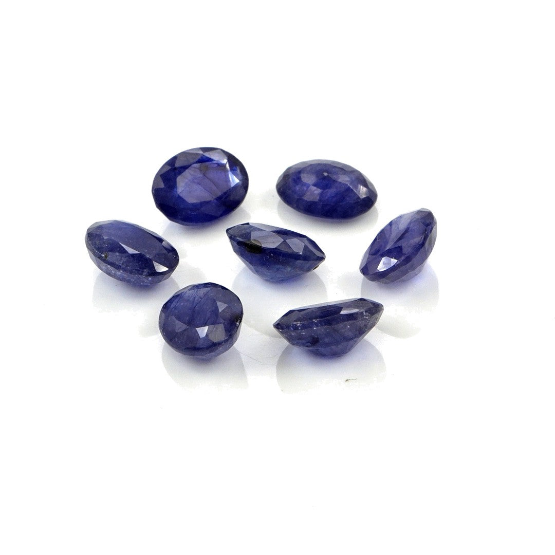 Natural Bangkok Blue Sapphire Calibrated Ovals | 7x9mm & 8x10mm