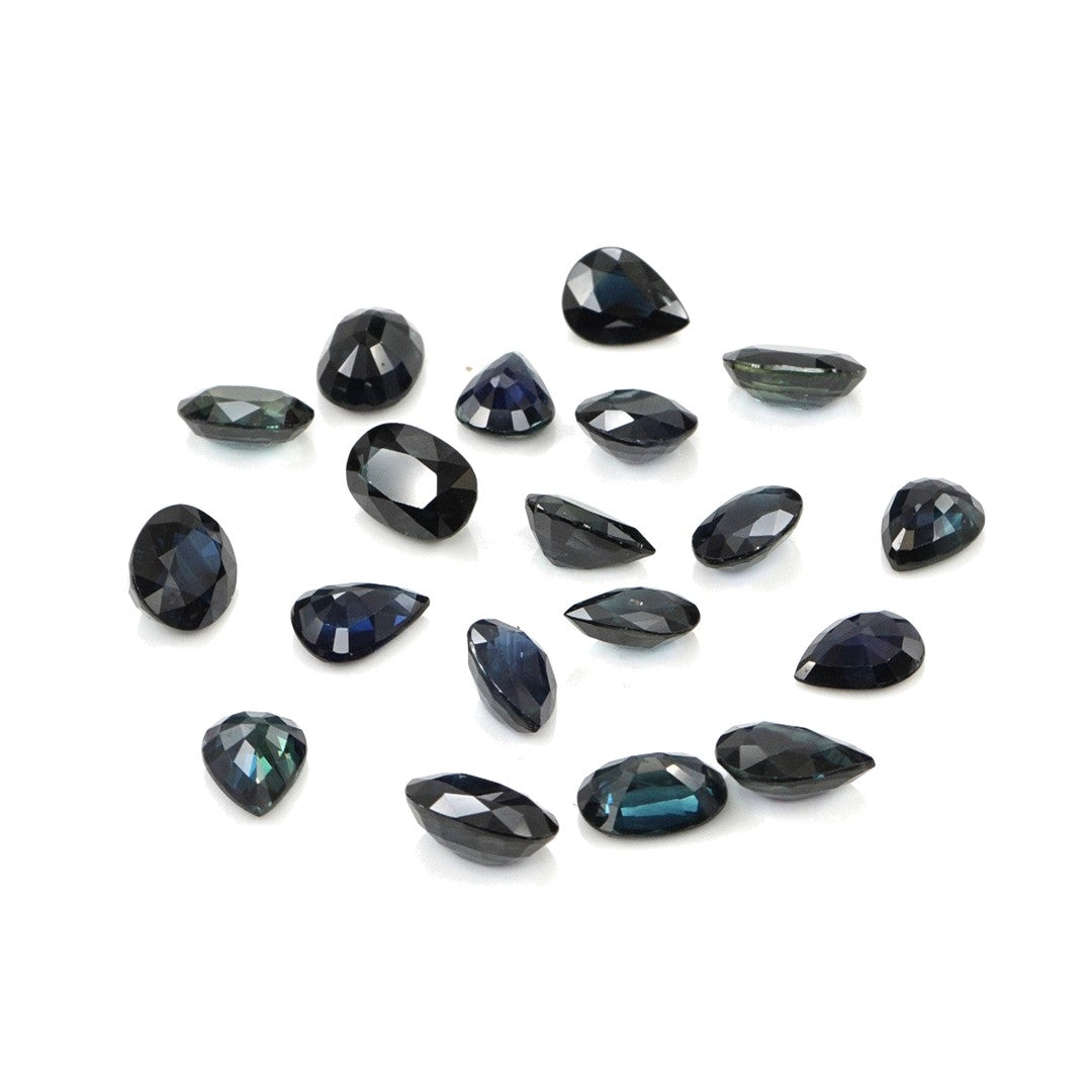 Natural Untreated Blue Sapphire Calibrated Ovals | 5x7mm & 6x8mm