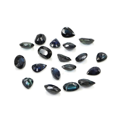 Natural Untreated Blue Sapphire Calibrated Ovals | 5x7mm & 6x8mm
