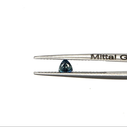Natural Untreated Australian Teal Sapphire Calibrated Trillions | 4mm & 4.5mm