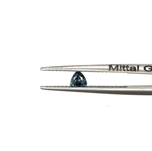 Natural Untreated Australian Teal Sapphire Calibrated Trillions | 4mm & 4.5mm