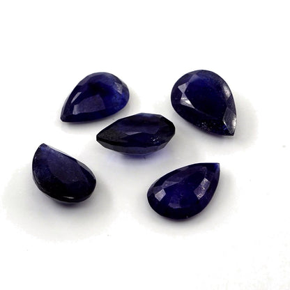 Natural Bangkok Blue Sapphire Calibrated Pears | 9x11mm & 10x12mm