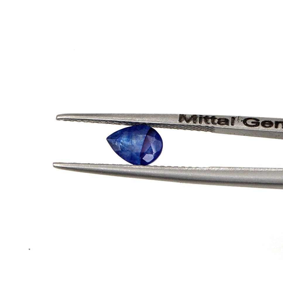 Natural Bangkok Blue Sapphire Calibrated Pears | 5x7mm & 6x8mm