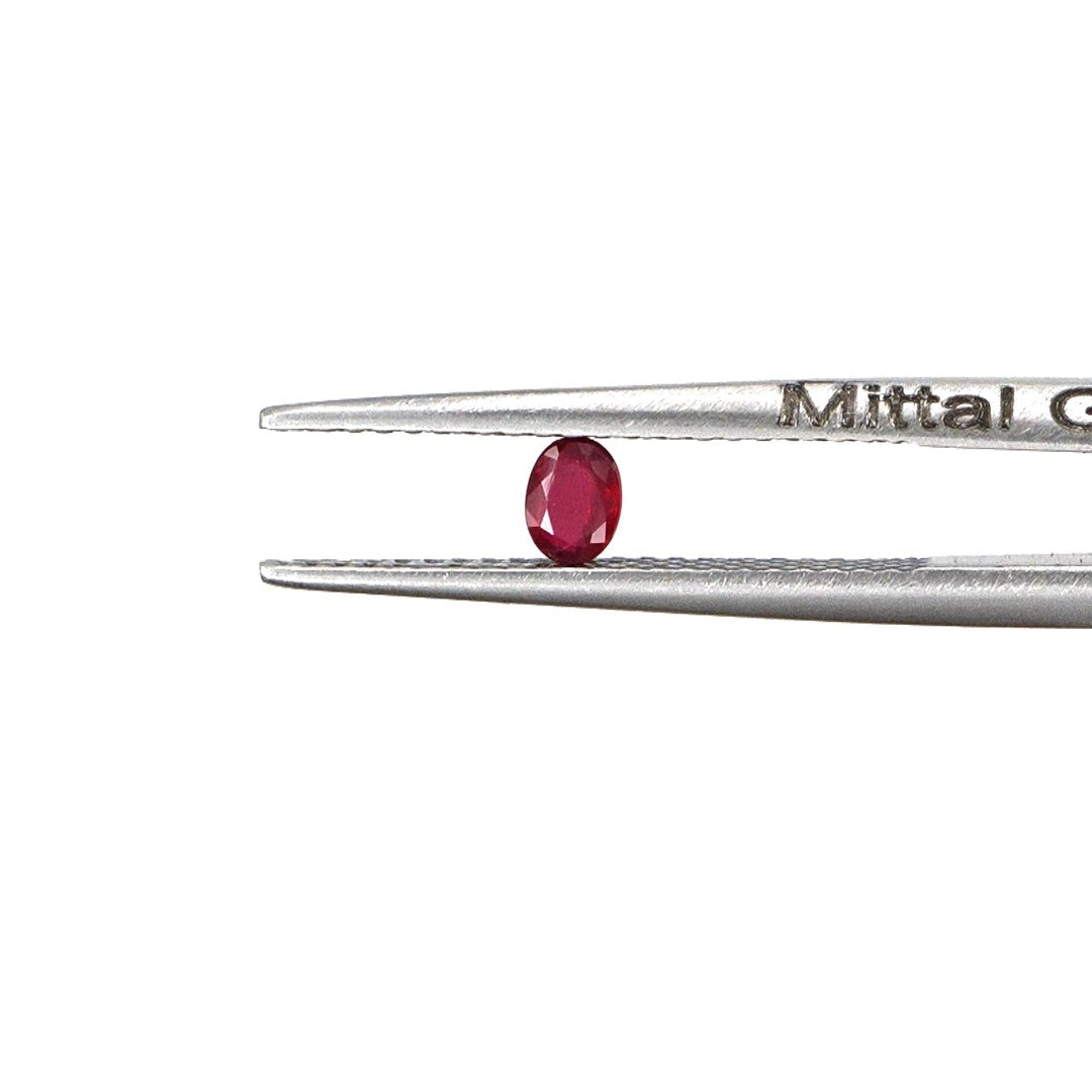 Natural Untreated African Ruby Calibrated Ovals | 2x3mm & 3x4mm