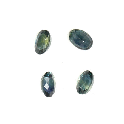 Natural Untreated Australian Teal Sapphire Calibrated Ovals | 3x5mm & 4x6mm