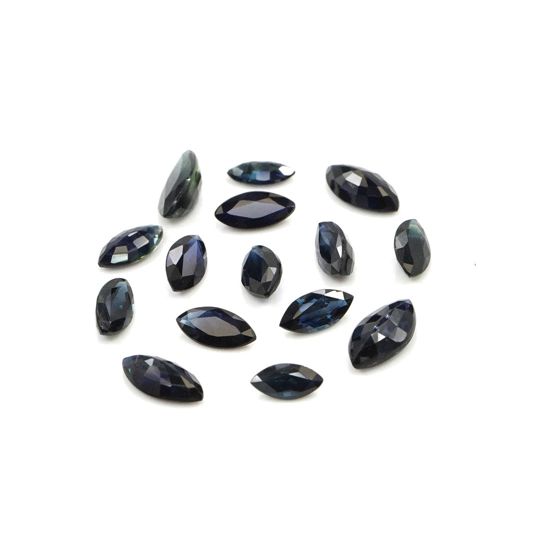 Natural Untreated Blue Sapphire Calibrated Marquise | 2.5x5mm & 3x6mm