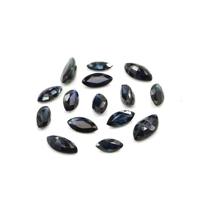 Natural Untreated Blue Sapphire Calibrated Marquise | 2.5x5mm & 3x6mm