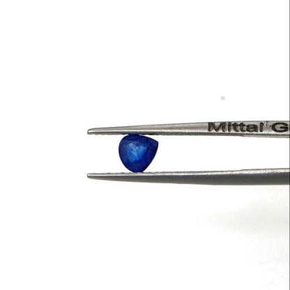 Natural Bangkok Blue Sapphire Calibrated Hearts | 5mm & 6mm