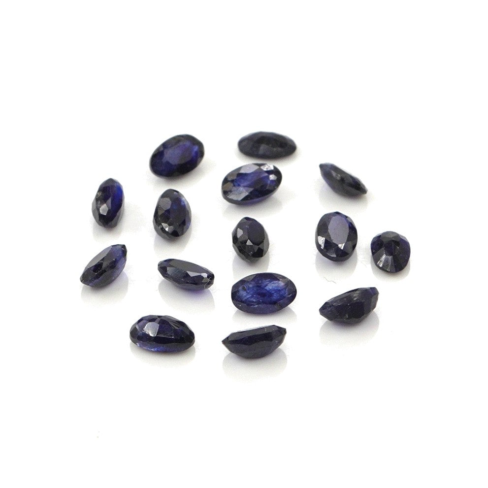 Natural Bangkok Blue Sapphire Calibrated Ovals | 3x5mm & 4x6mm