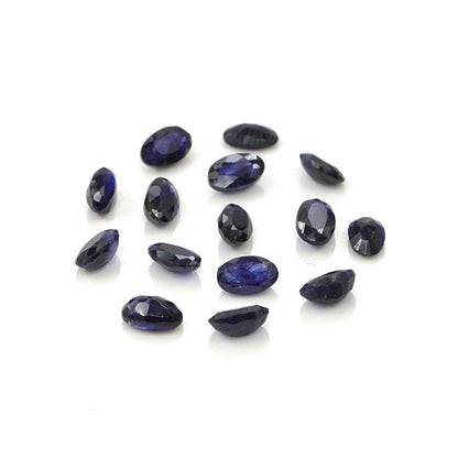 Natural Bangkok Blue Sapphire Calibrated Ovals | 3x5mm & 4x6mm