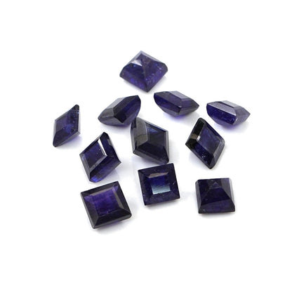 Natural Bangkok Blue Sapphire Calibrated Squares | 4mm & 4.5mm