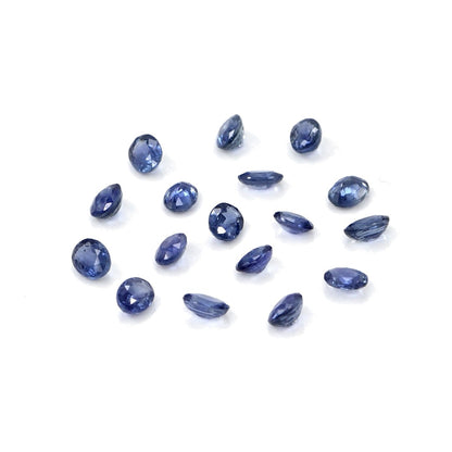 Natural Untreated Blue Sapphire Calibrated Ovals | 3x4mm & 4x5mm