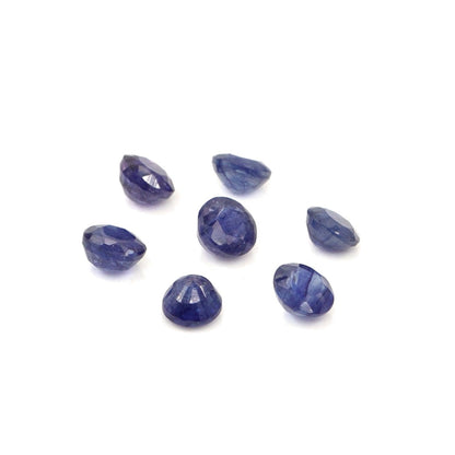 Natural Bangkok Blue Sapphire Calibrated Rounds | 4mm & 4.5mm